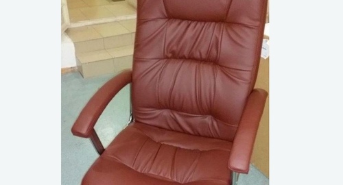 Обтяжка офисного кресла. Ангарск